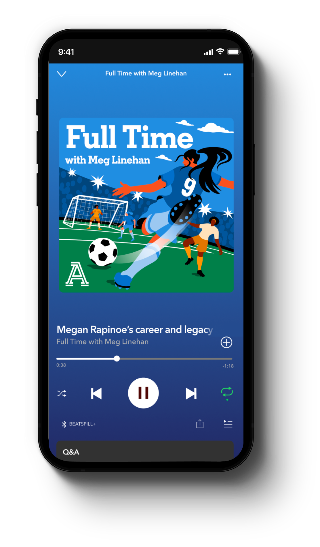 Audio advertising visual