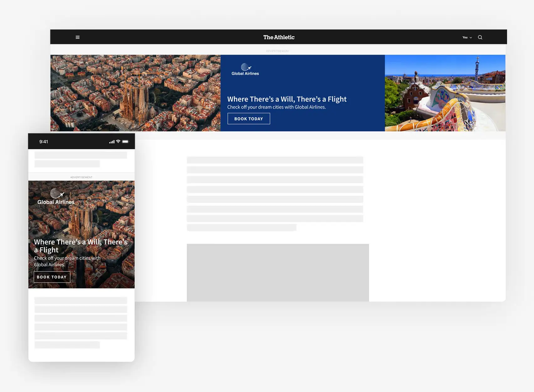3 COLUMN Desktop Example
