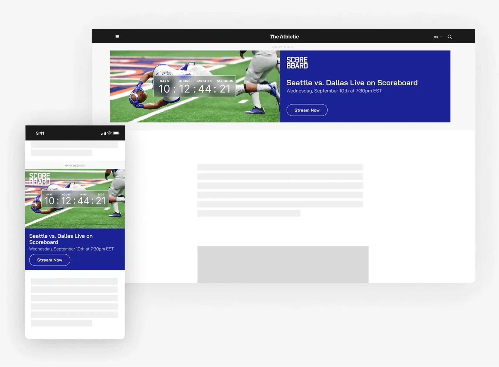 COUNTDOWN Desktop Example